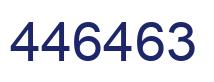 Número 446463 imagen azul