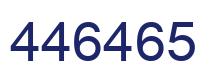 Número 446465 imagen azul