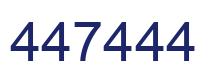 Number 447444 blue image