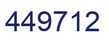 Number 449712 blue image