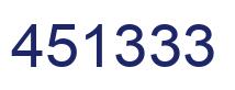 Número 451333 imagen azul