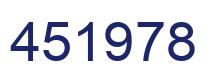 Number 451978 blue image