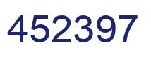 Number 452397 blue image