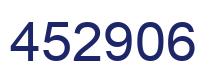 Número 452906 imagen azul