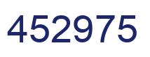 Number 452975 blue image