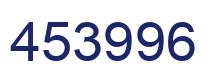 Number 453996 blue image