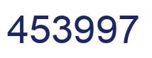 Número 453997 imagen azul