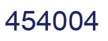 Número 454004 imagen azul