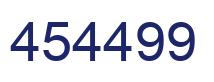 Number 454499 blue image