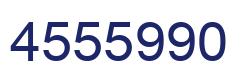 Number 4555990 blue image