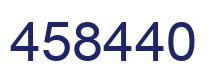 Number 458440 blue image