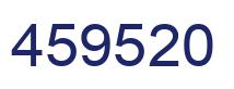 Number 459520 blue image