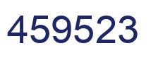 Number 459523 blue image