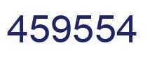 Number 459554 blue image