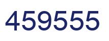 Number 459555 blue image
