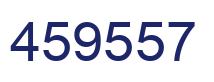 Number 459557 blue image