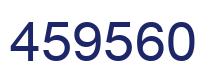 Number 459560 blue image