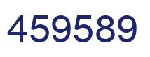 Number 459589 blue image