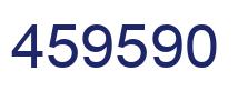 Number 459590 blue image