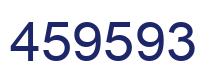 Number 459593 blue image