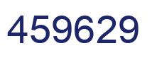 Number 459629 blue image