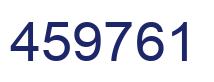 Number 459761 blue image