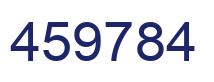 Number 459784 blue image