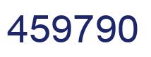 Number 459790 blue image