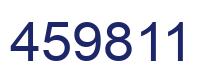 Number 459811 blue image