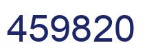 Number 459820 blue image