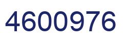 Number 4600976 blue image