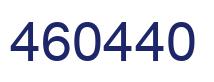 Número 460440 imagen azul