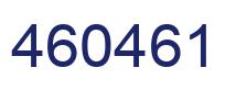 Number 460461 blue image