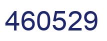 Number 460529 blue image