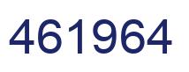 Number 461964 blue image