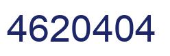 Number 4620404 blue image