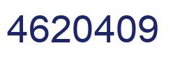 Number 4620409 blue image