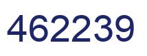 Number 462239 blue image