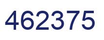 Number 462375 blue image