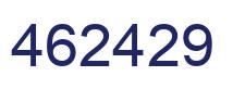 Number 462429 blue image