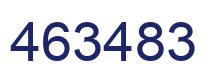 Número 463483 imagen azul