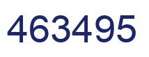 Número 463495 imagen azul