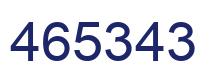 Número 465343 imagen azul