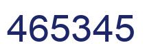 Número 465345 imagen azul