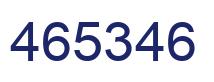 Número 465346 imagen azul