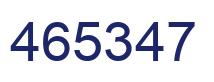 Número 465347 imagen azul
