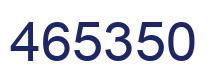Número 465350 imagen azul