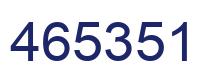 Número 465351 imagen azul