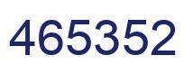 Número 465352 imagen azul