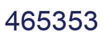 Número 465353 imagen azul